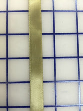 Single Face Satin Ribbon - 1/2-inch Antique Gold